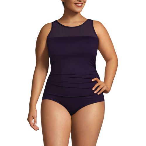 Purple Plus Size Bathing Suits & Swimsuits