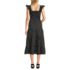 Women's Cotton Dobby Smocked Dress with Ruffle Straps, Back