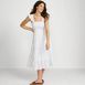 Women's Cotton Dobby Smocked Dress with Ruffle Straps, alternative image