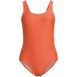 Women's Chlorine Resistant Texture High Leg Soft Cup Tugless Sporty One Piece Swimsuit, Front