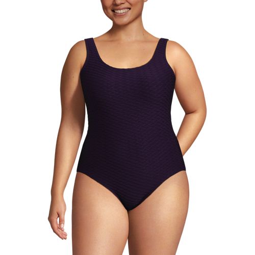 Figleaves Curve Embellished Swimsuit One Piece Beach Pool Holiday Purple