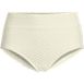 Women's Texture High Waisted Bikini Swim Bottoms, Front