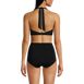 Women's Chlorine Resistant Square Neck Halter Bikini Top, Back