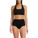 Women's Chlorine Resistant Square Neck Halter Bikini Top, Front