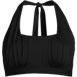 Women's Chlorine Resistant Square Neck Halter Bikini Top, Front