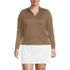 Women's Plus Size High Impact Full Zip Jacket, Front