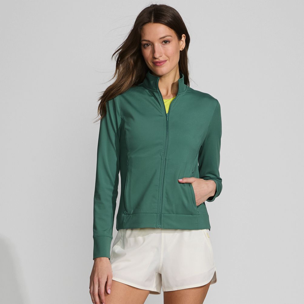 Women's High Impact Full Zip Jacket | Lands' End