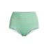 Women's Tummy Control Gingham Tugless High Waisted Bikini Bottoms, Front