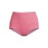Women's Plus Size Tummy Control Gingham Tugless High Waisted Bikini Bottoms, Front