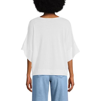 Women's Linen Blend Beach Top - image 4