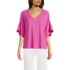 Women's Linen Blend Beach Top, Front