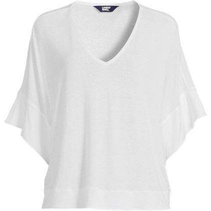 Women's Linen Blend Beach Top - image 3