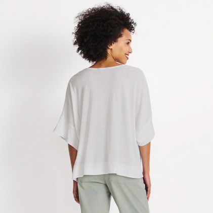 Women's Linen Blend Beach Top - image 1