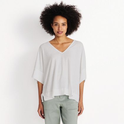 Women's Linen Blend Beach Top - image 2