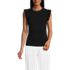 Women's Petite Rib Ruffle Sleeve Top, Front