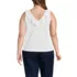 Women's Plus Size Lightweight Jersey Tank Top, Back