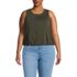 Women's Plus Size Lightweight Jersey Tank Top, Front