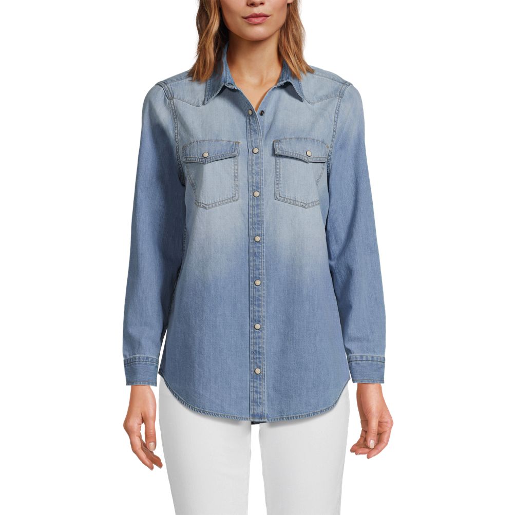 Womens denim shirt outlet next