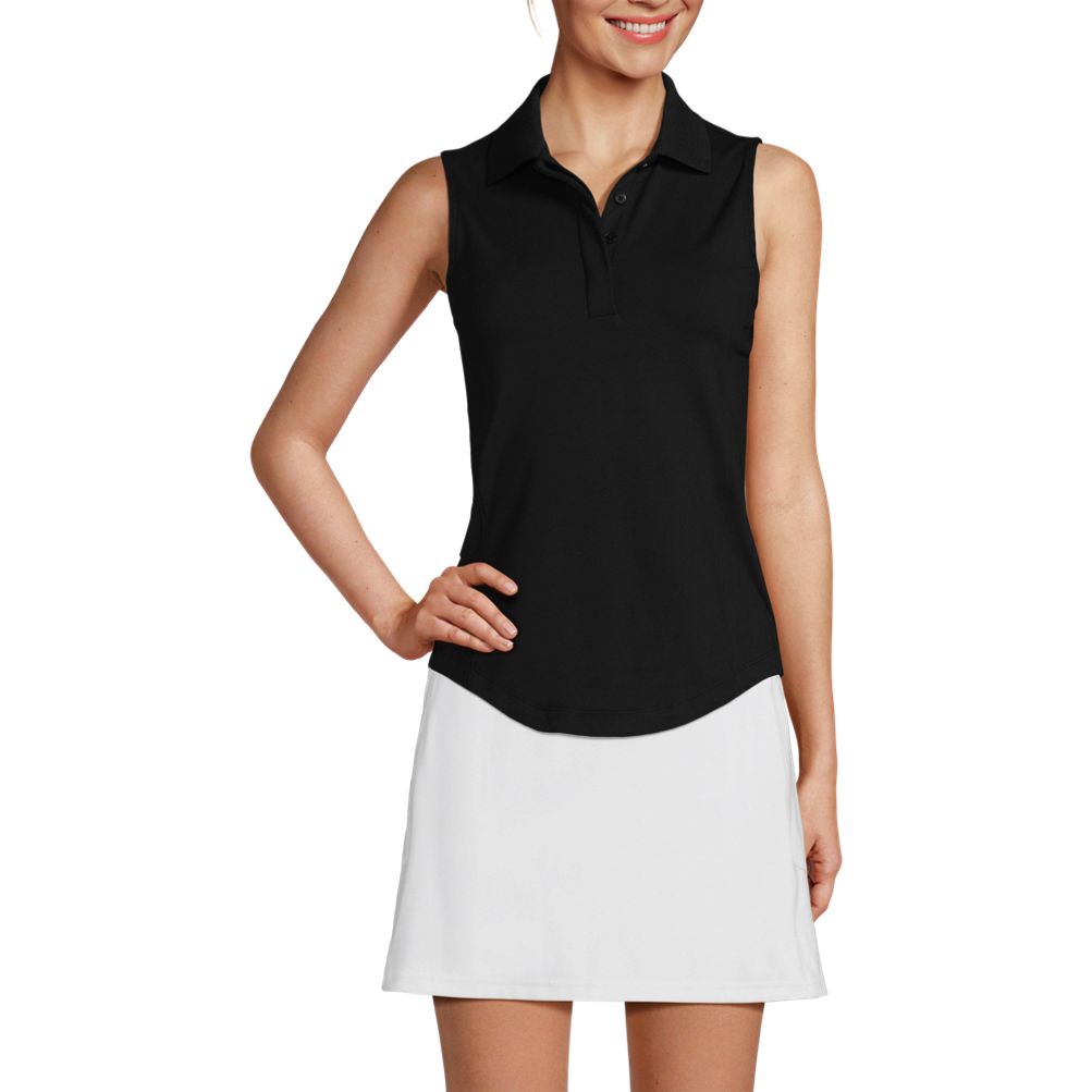 売れ筋商品|||ランズエンド カットソー トップス レディース Women's High Impact Polo Shirt Washed evergreen Women's High Impact Polo | Lands' End