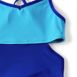 Girls Chlorine Resistant  X-Back Cut Out One Piece Swimsuit, alternative image