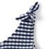 Girls Chlorine Resistant Gingham Tie Shoulder One Piece Swimsuit, alternative image