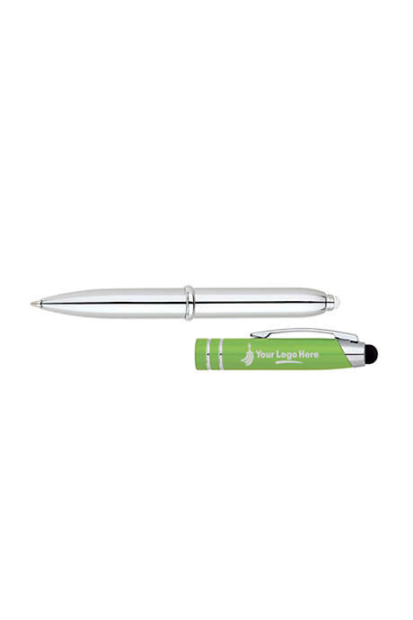 Legacy Custom Logo Ballpoint Pen with Stylus and LED Light