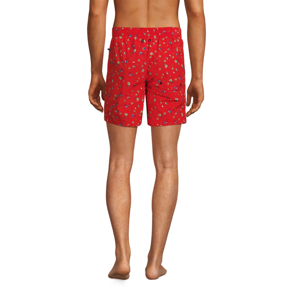 新作水着☆  Core Logo Print 7 Volley Swim Trunks Men's 7
