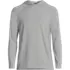 Men's SunShade UPF 50 Cooling Long Sleeve Hooded Swim Tee Rash Guard, Front