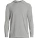 Men's Cooling Long Sleeve UPF 50 Hooded Swim Tee Rash Guard, Front