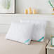 Waverly Antimicrobial 233 Thread Count Cotton Quilted Duck Nano Feather Gusseted Bed Pillow, alternative image