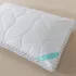 Waverly Antimicrobial 233 Thread Count Cotton Quilted Duck Nano Feather Gusseted Bed Pillow, alternative image