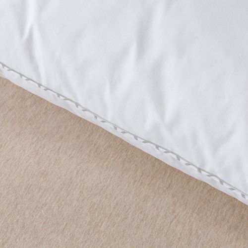 Waverly 233 Thread Count Cotton White Duck Down Pillow - Thumbnail 4