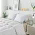 Waverly Antimicrobial 233 Thread Count Cotton White Duck Down and Feather Blend Bed Pillow, alternative image