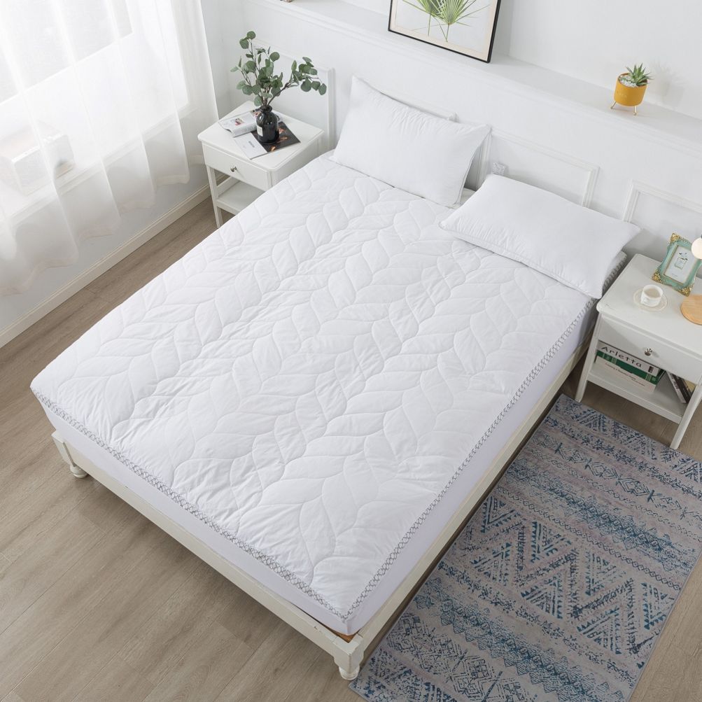 Waverly Cotton Quilted Dual Chamber Down Alternative and Duck Feather Mattress Topper Lands End