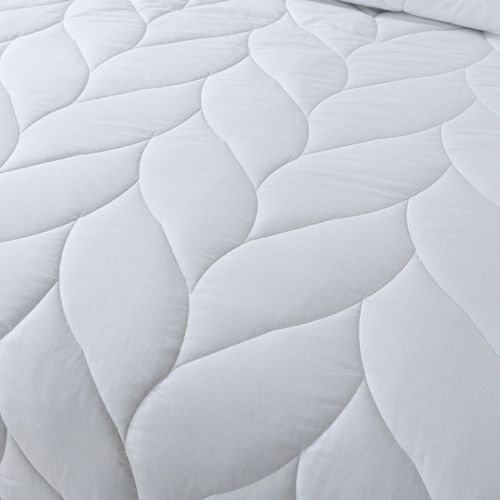 Waverly Cotton White Duck Down Comforter - Thumbnail 5