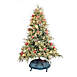 Northlight Decorated Christmas Tree Storage Bag with Rolling Stand, alternative image