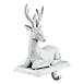 Northlight White Reindeer Christmas Stocking Holders Set of 2, alternative image