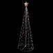 Northlight 6' Red and Green LED Lighted Show Cone Christmas Tree Outdoor Decoration, alternative image