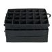 Northlight 3 Tray Fabric Lined Christmas Ornament Storage Bag Holds 72 Ornaments, alternative image