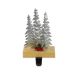 Northlight Wooden Christmas Trees Stocking Holder, alternative image