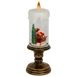 Northlight 11" LED Lighted Glitter Snow Globe Candle Christmas Figure, alternative image