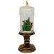 Northlight 11" LED Lighted Glitter Snow Globe Candle Christmas Figure, alternative image