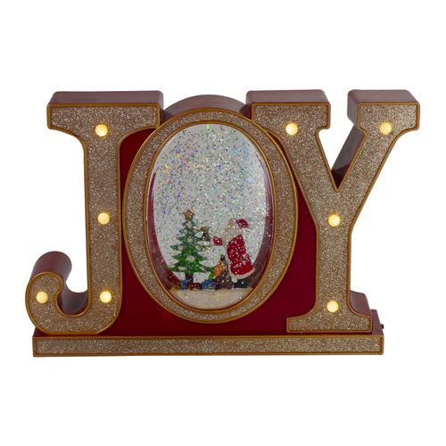 Joy Christmas Lantern Sign