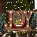 Northlight 11" LED Lighted Joy Christmas Glitter Snow Globe, alternative image