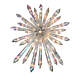 Northlight 14" Clear Lighted Iridescent Icicle Christmas Tree Topper, alternative image
