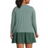 Women's Plus Size Power Performance Long Sleeve Top, Back