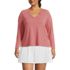 Women's Plus Size Power Performance Long Sleeve Top, Front