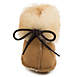 Minnetonka Toddler Bootie Sheepskin and Suede Moccasin Slippers, alternative image