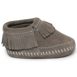 Minnetonka Baby Riley Suede Bootie Moccasin Slippers, alternative image