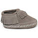 Minnetonka Toddler Riley Suede Bootie Moccasin Slippers, alternative image